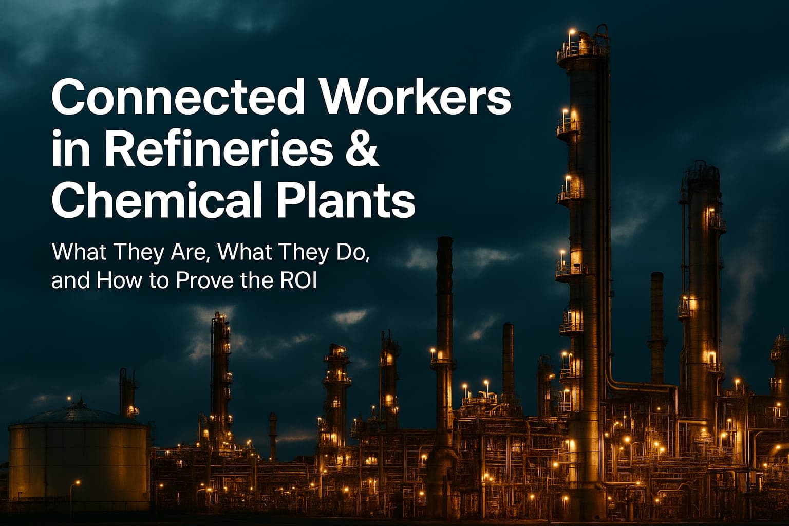 Connected Worker Safety on a Private Network — Not Public LTE — Clover IQ industrial wireless blog illustration