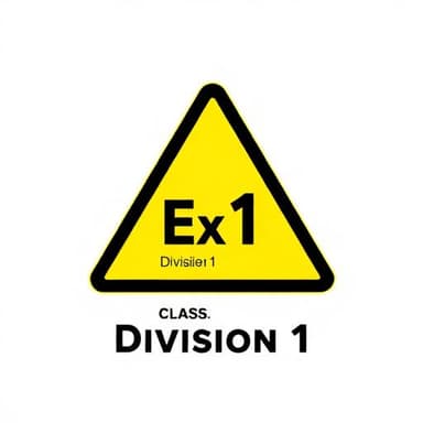 Class 1 Division 1/2 hazardous location classification