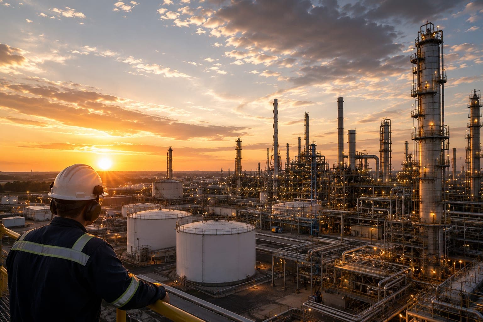 Oil refinery process units — temporary turnaround connectivity across the work footprint