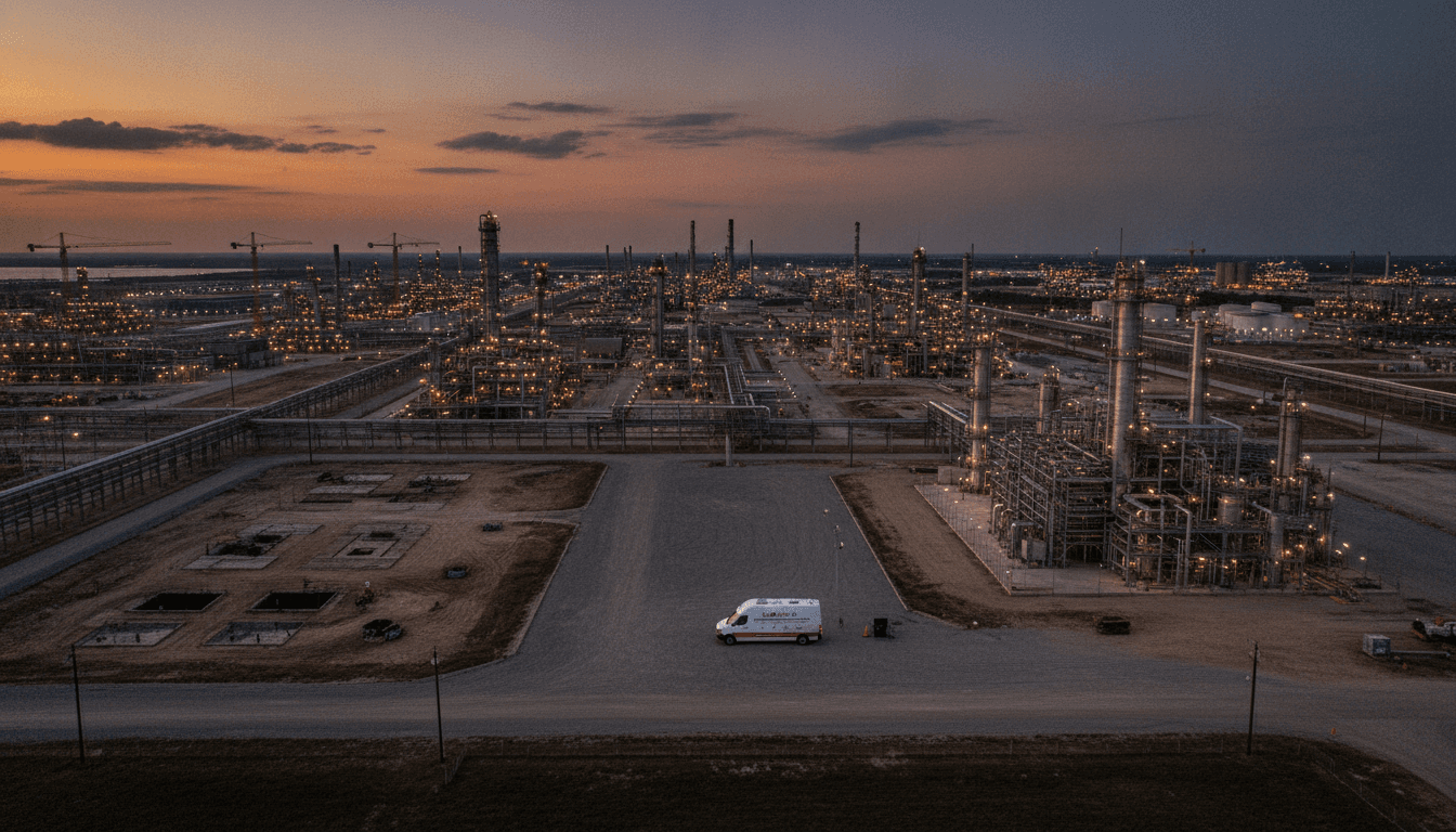 Clover IQ Mobile Connectivity Unit deployed at a Texas industrial site